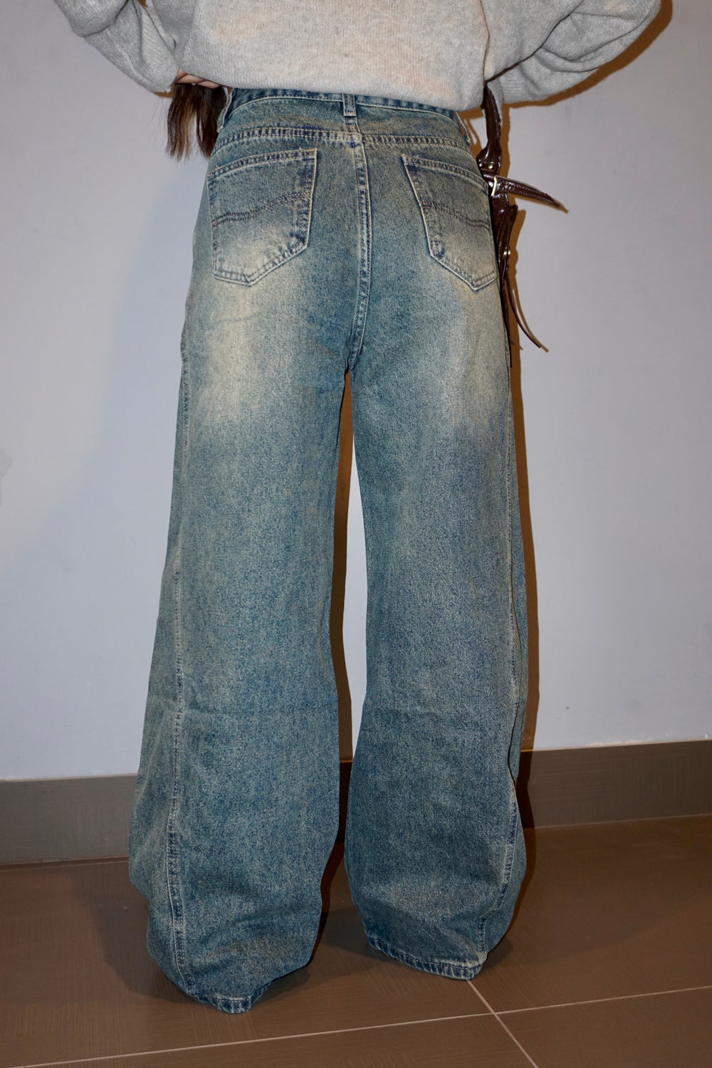 Jeans Sabbia Wide-Leg