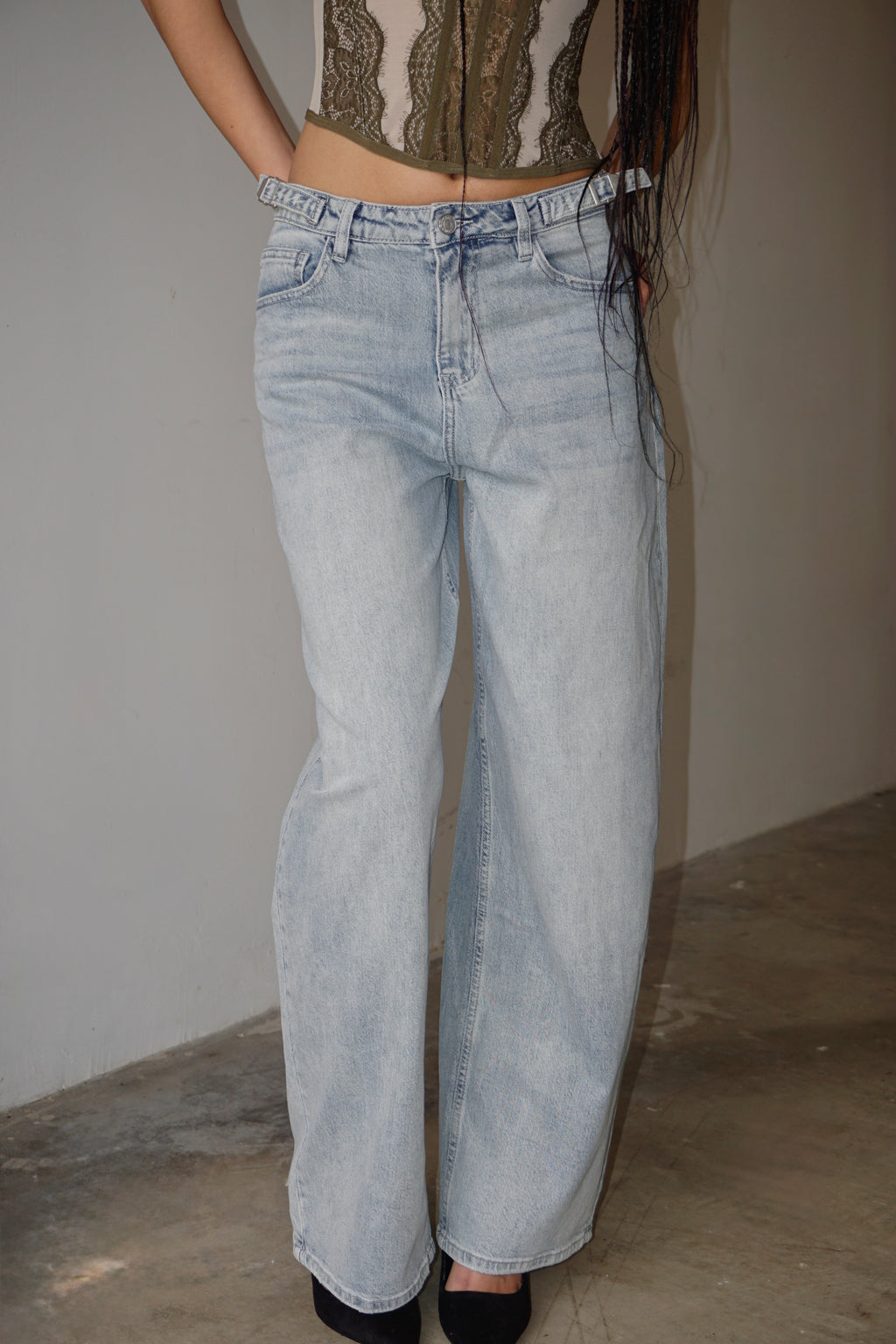 Jeans Balloon Con Fibbie