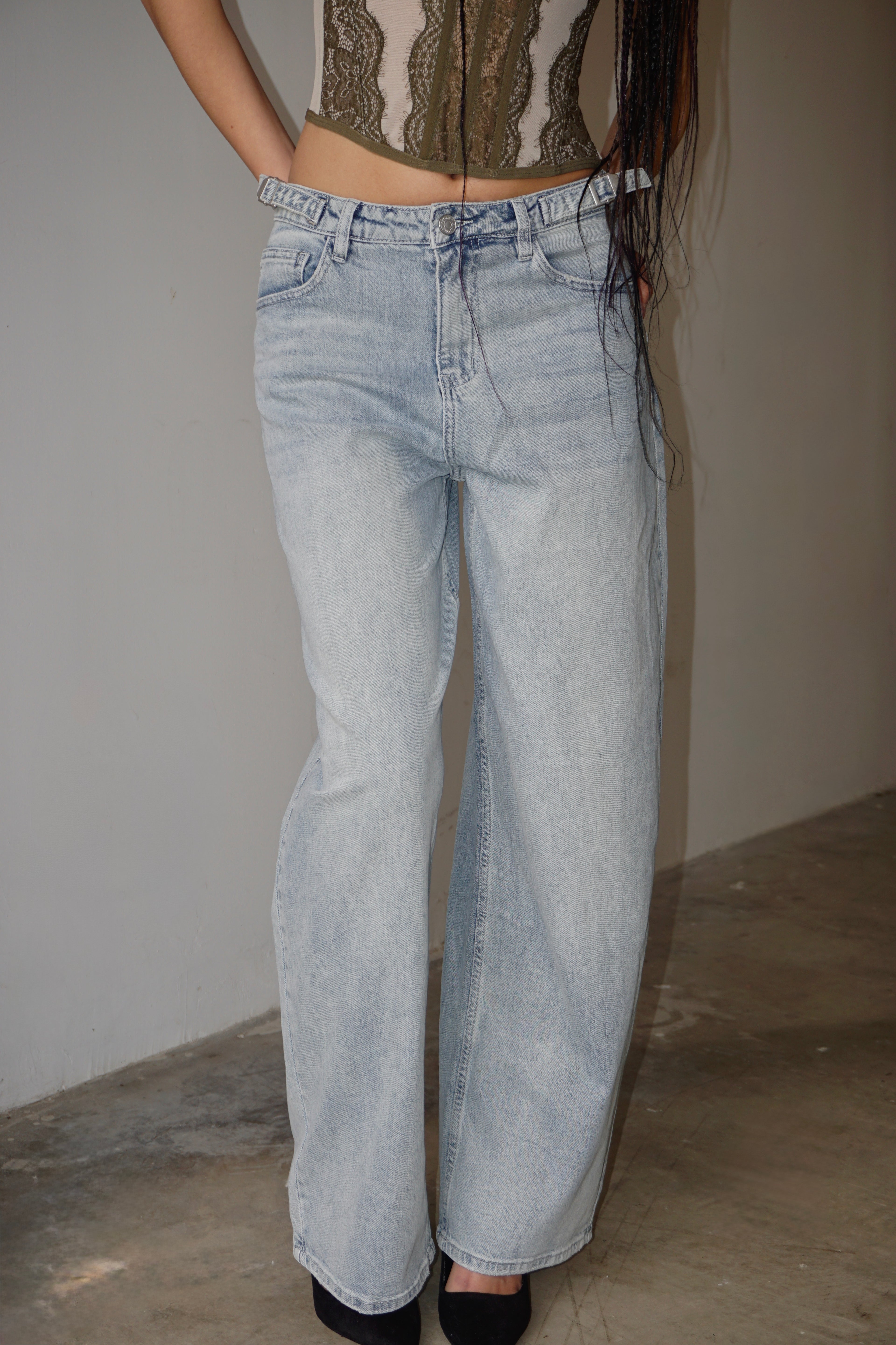 Jeans Balloon Con Fibbie