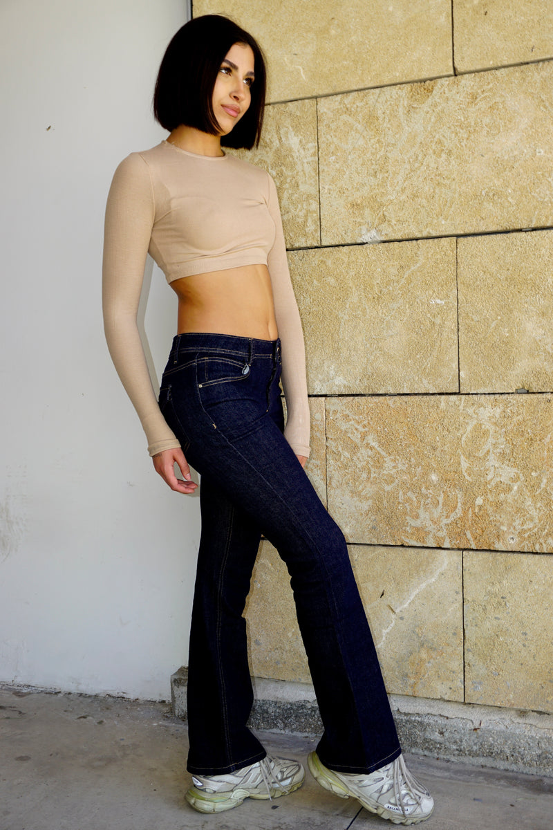 Jeans Flare Tasche