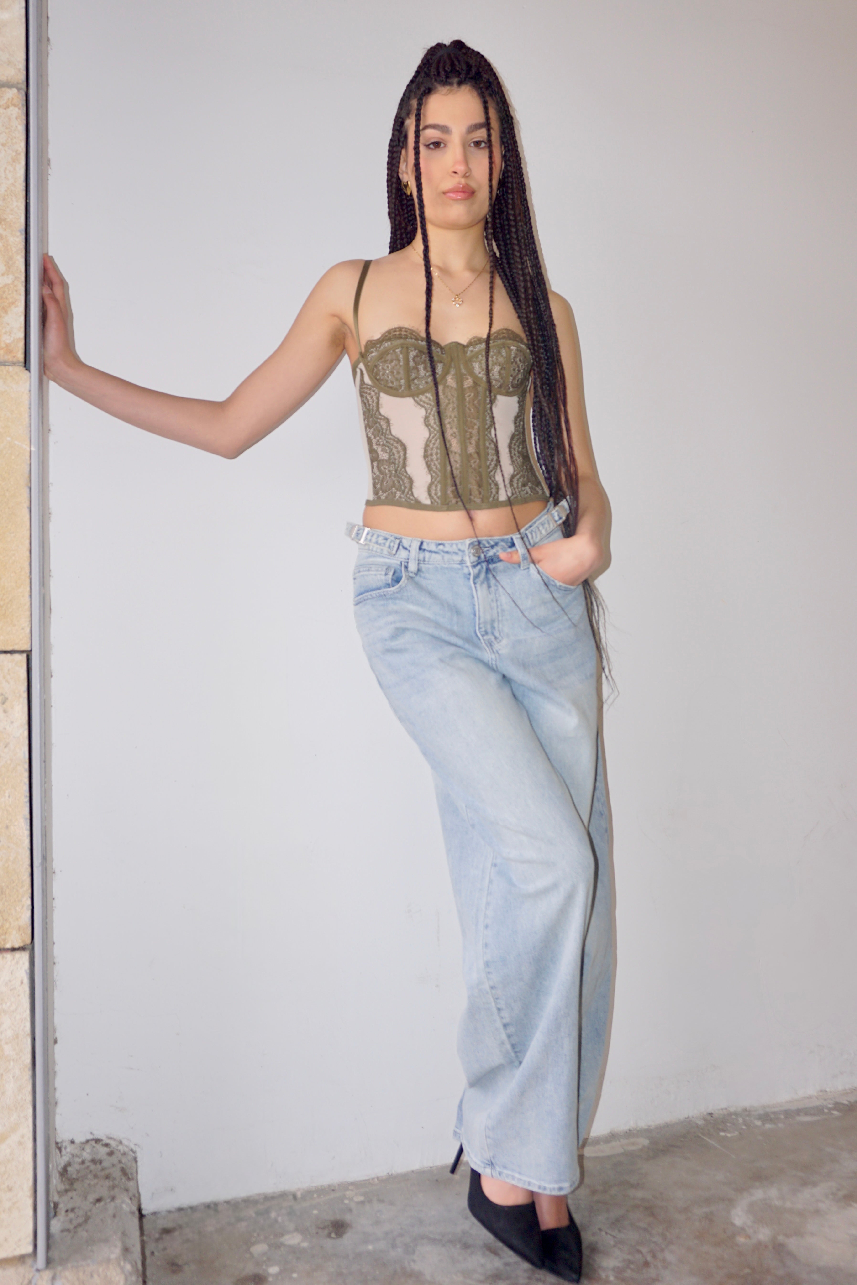 Jeans Balloon Con Fibbie