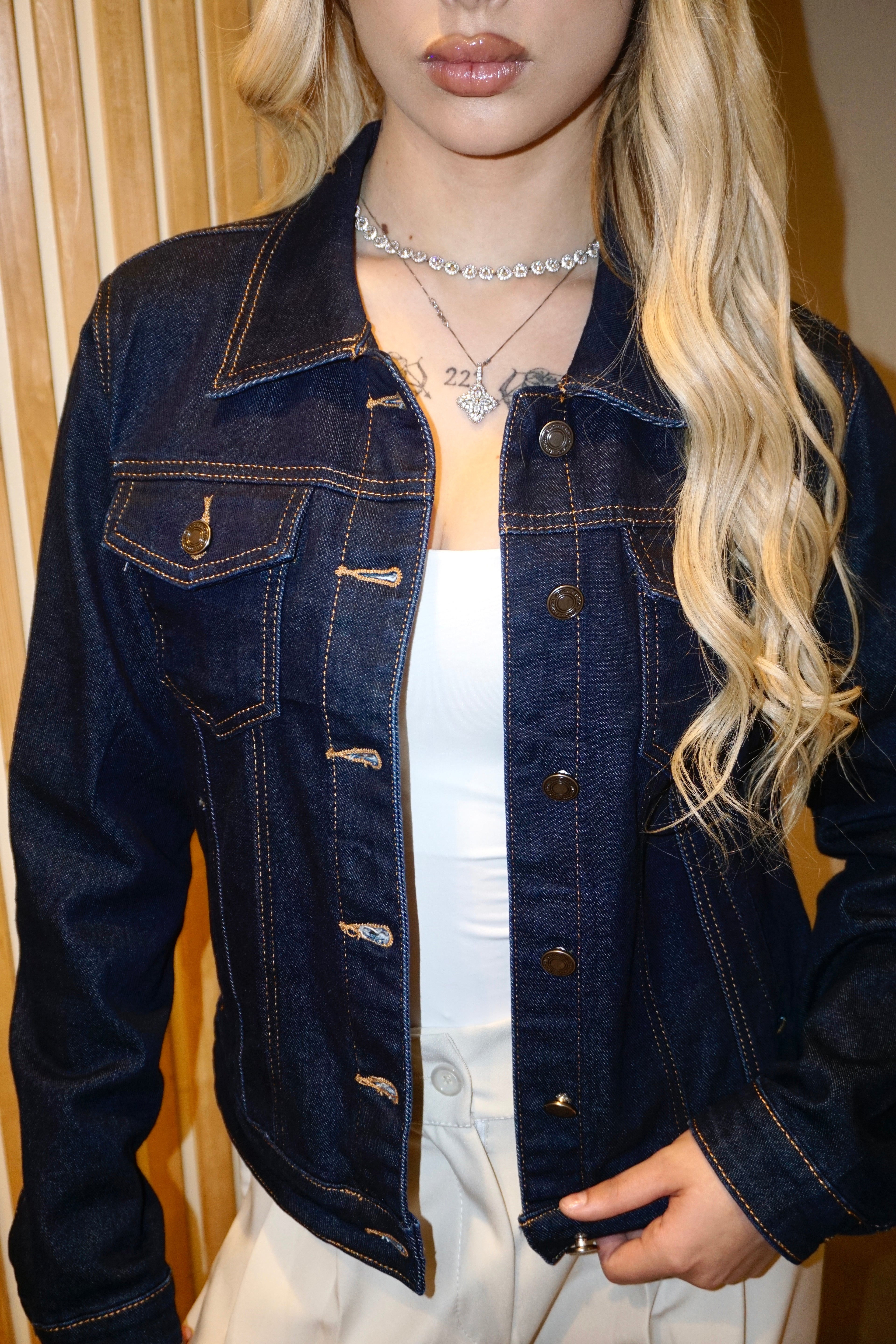 Giubbotto Denim Night